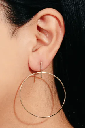 14K Gold Dipped Hoop Earrings