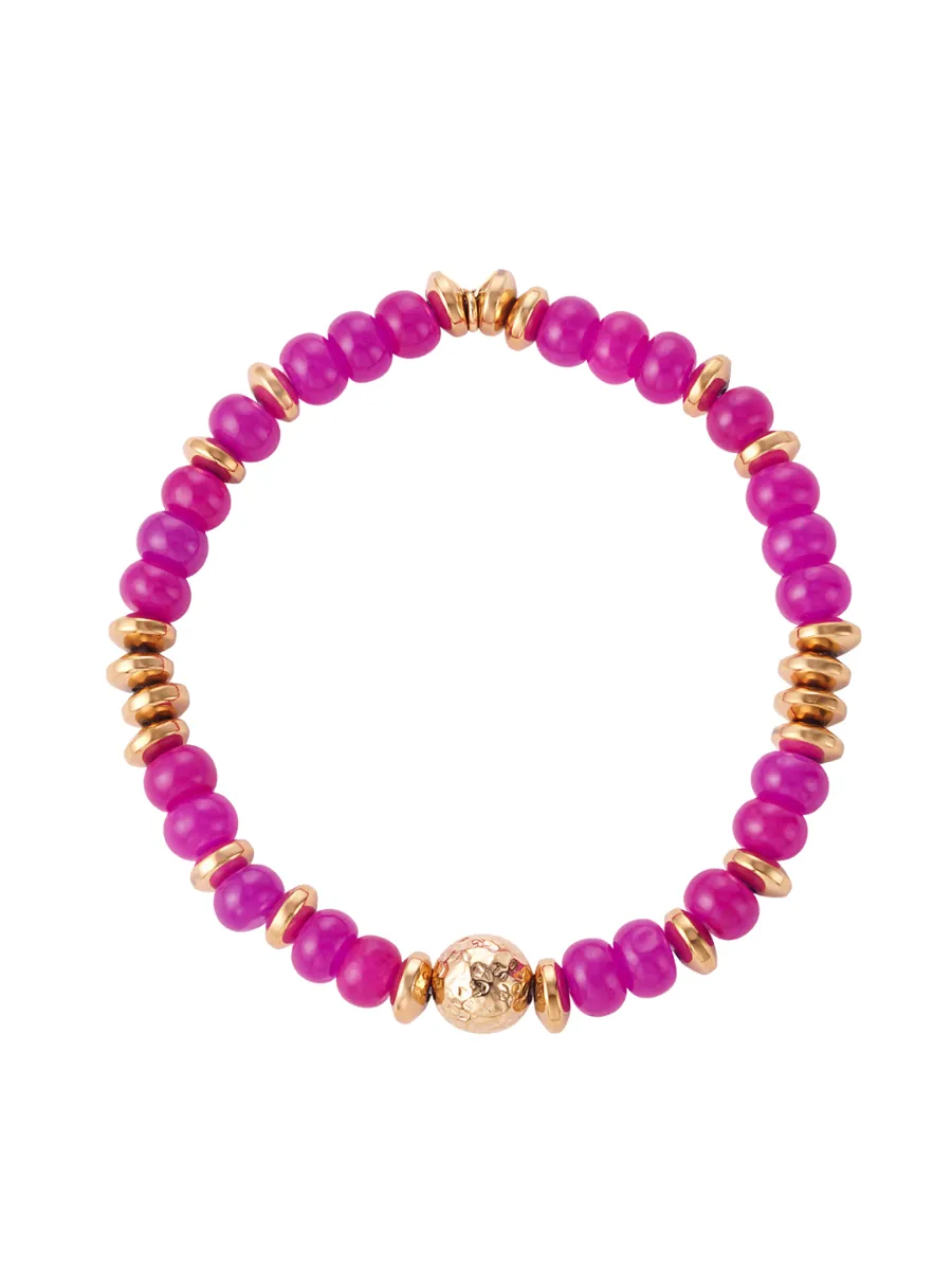 Kylie bracelet - colorful natural beads