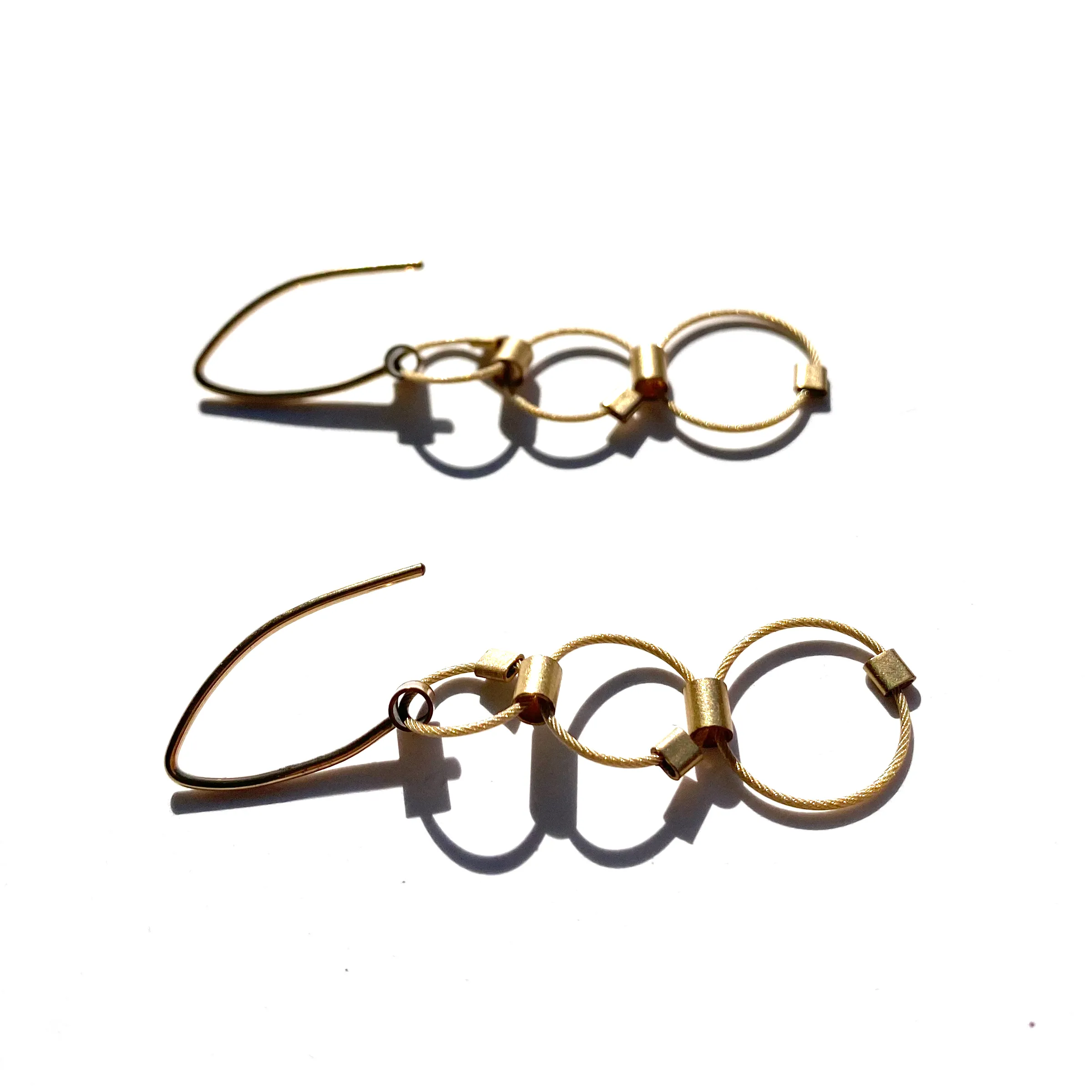 MPR x Golden Glow Earrings: Triplet Hooks (All Gold)