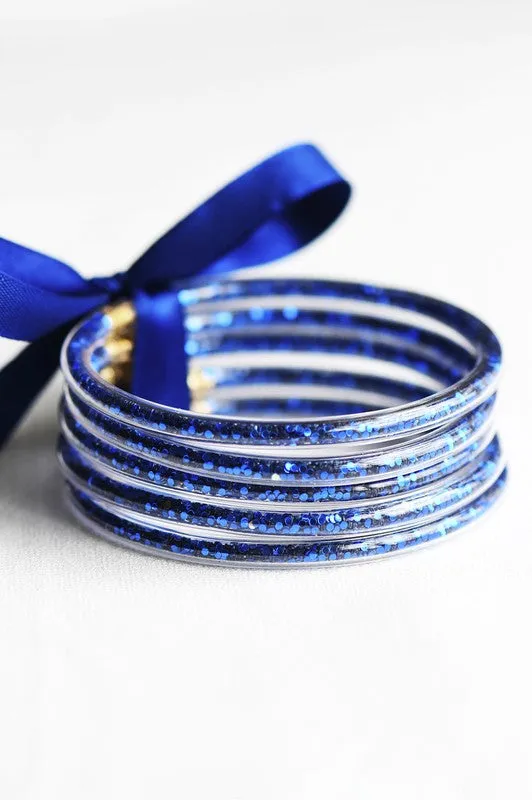 Multicolor Confetti Sequin Tube Bracelets Jelly