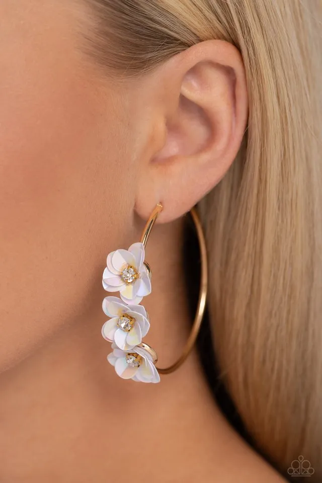 Paparazzi Earring ~ Ethereal Embellishment - Gold