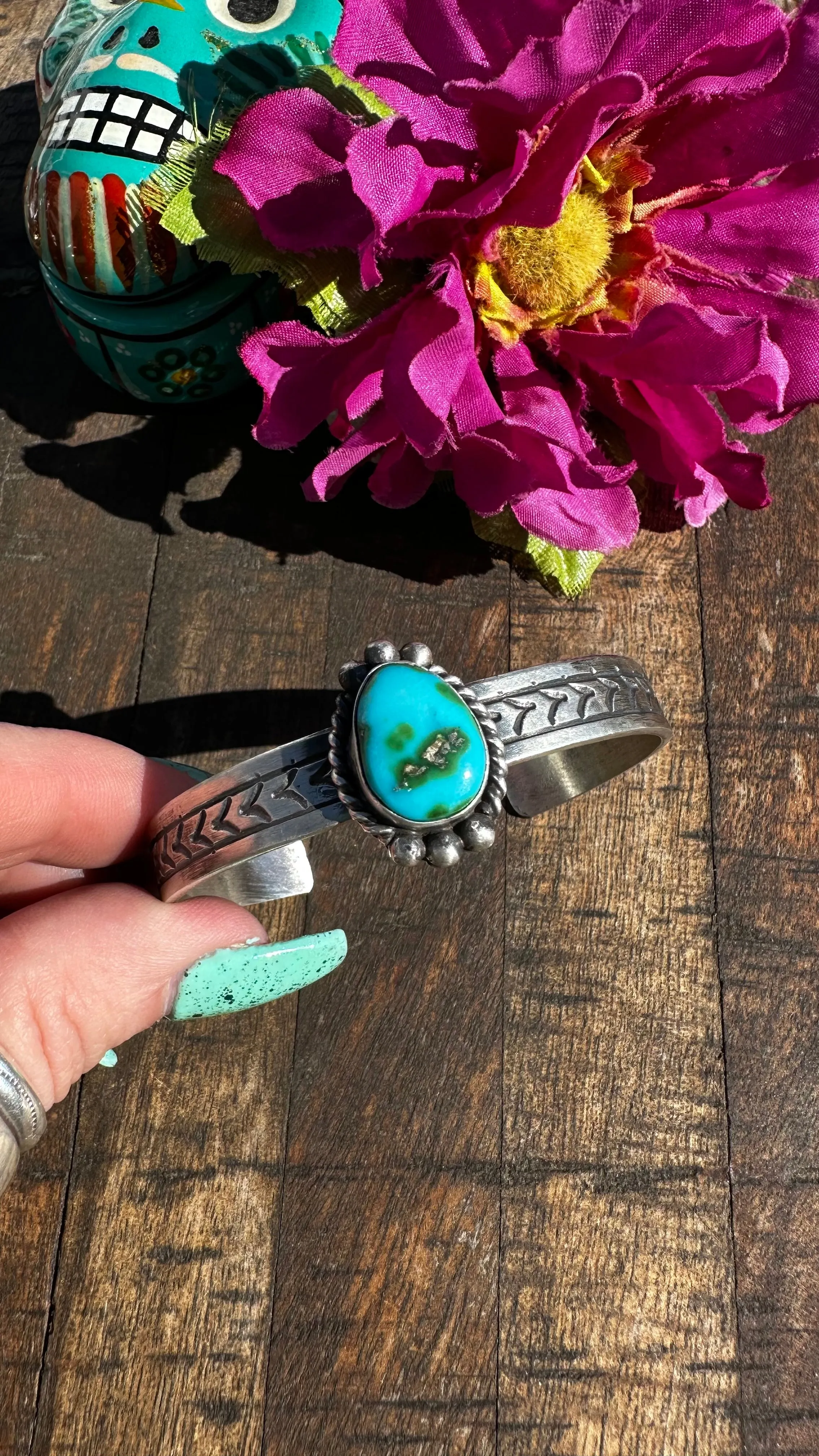 Sonoran Stamped Cuff #2
