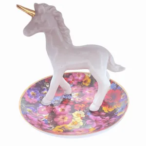 Unicorn Garden Trinket Plate